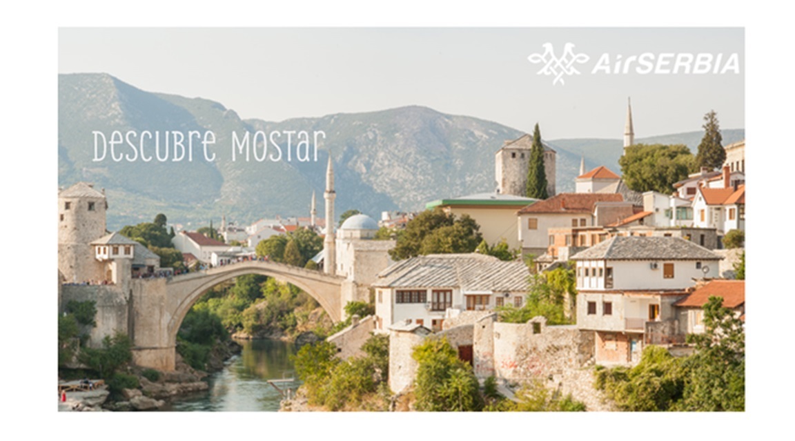 Mostar. Air Serbia