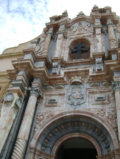 fachada barroca del santuario