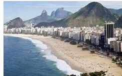 La playa de Copacabana. Río de Janeiro, Brasil