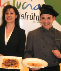 Menchu García, maitre, y Gabriel García, chef