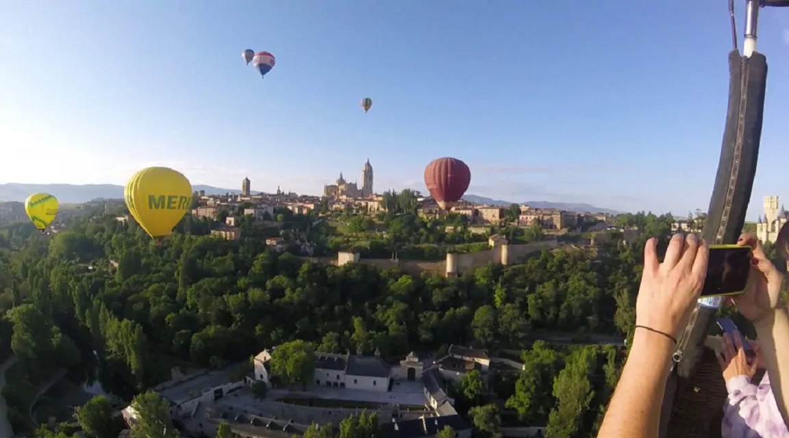 Segovia en globo