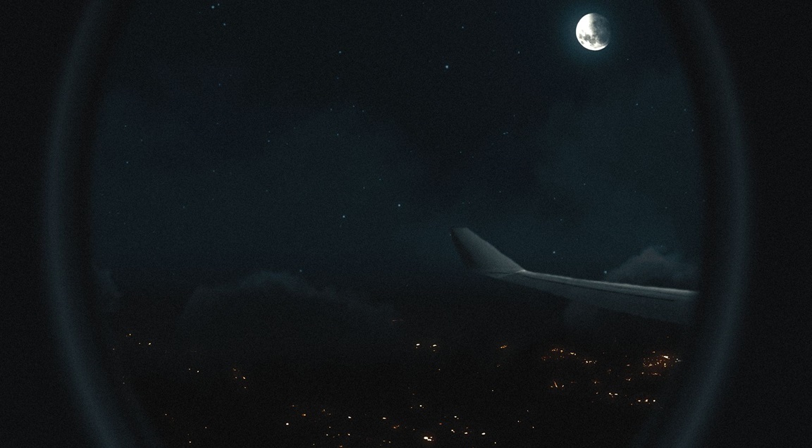 Avión noche