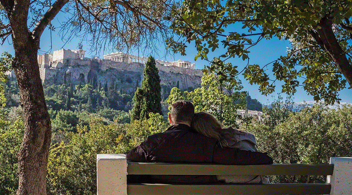 Pareja en Atenas