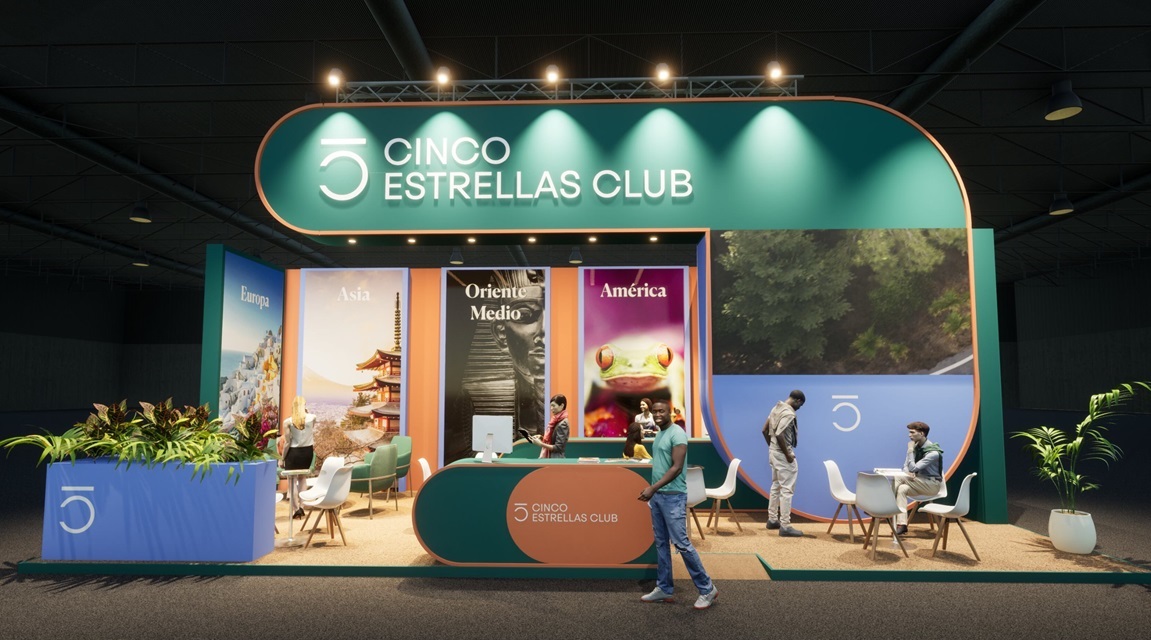 Cinco Estrellas Club estand