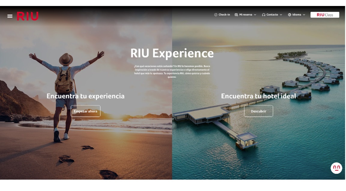 RIU web