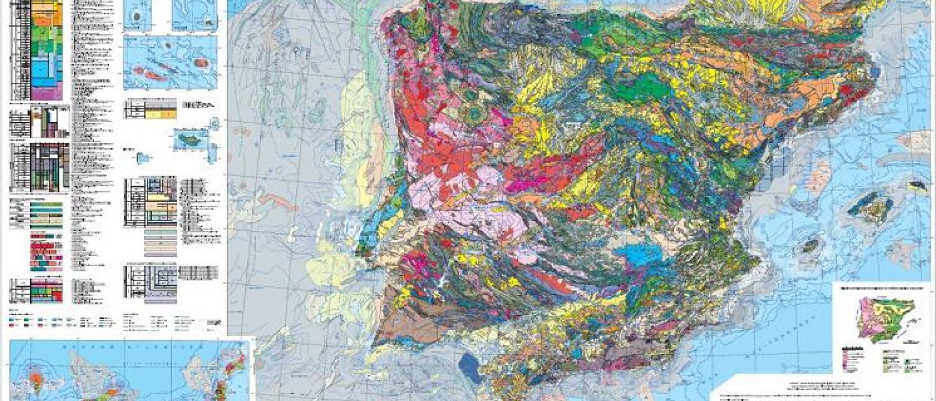 Mapa geológico de España y Portugal 1:1.000.000 | Expreso